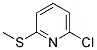 2-CHLORO-6-(METHYLSULFANYL)PYRIDINE 结构式