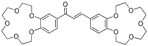 1,3-DI(2,3,5,6,8,9,11,12-OCTAHYDRO-1,4,7,10,13-BENZOPENTAOXACYCLOPENTADECIN-15-YL)PROP-2-EN-1-ONE 结构式