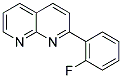 2-(2-FLUOROPHENYL)-1,8-NAPHTHYRIDINE 结构式