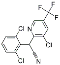 2-[3-CHLORO-5-(TRIFLUOROMETHYL)-2-PYRIDINYL]-2-(2,6-DICHLOROPHENYL)ACETONITRILE 结构式