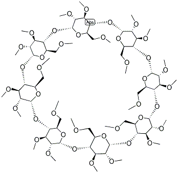 GAMMA-CYCLODEXTRIN OCTAKIS(2,3,6-TRI-O-METHYL) 结构式