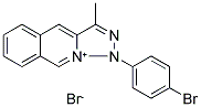 1-(4-Bromophenyl)-3-methyl-1H-[1,2,3]triazolo[1,5-b]isoquinolin-10-ium bromide 结构式