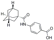 4-[(1-ADAMANTYLCARBONYL)AMINO]BENZOIC ACID 结构式