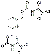 (6-[(([(1,2,2-TRICHLOROVINYL)AMINO]CARBONYL)OXY)METHYL]PYRIDIN-2-YL)METHYL N-(1,2,2-TRICHLOROVINYL)CARBAMATE 结构式