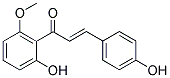 1-(2-HYDROXY-6-METHOXYPHENYL)-3-(4-HYDROXYPHENYL)PROP-2-EN-1-ONE 结构式