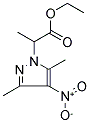 2-(3,5-二甲基-4-硝基-吡唑-1-基)丙酸乙酯 结构式