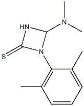 N-[(DIMETHYLAMINO)METHYLENE]-N'-(2,6-DIMETHYLPHENYL)THIOUREA 结构式