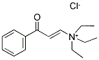 TRIETHYL(3-OXO-3-PHENYLPROP-1-ENYL)AMMONIUM CHLORIDE 结构式