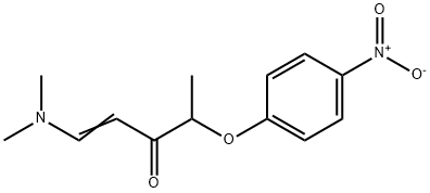 1-(DIMETHYLAMINO)-4-(4-NITROPHENOXY)-1-PENTEN-3-ONE 结构式