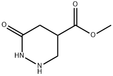 6-氧代-1,2-二氮杂环己烷-4-甲酸甲酯 结构式