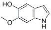 5-Hydroxy-6-methoxyindole 结构式