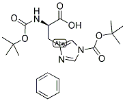 N,1-双[(1,1-二甲基乙氧基)羰基]-D-组氨酸,苯 (1:1) 结构式