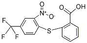 2-(2-NITRO-4-TRIFLUOROMETHYL-PHENYLSULFANYL)-BENZOIC ACID 结构式