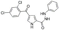 4-(2,4-DICHLOROBENZOYL)-N'-PHENYL-1H-PYRROLE-2-CARBOHYDRAZIDE 结构式