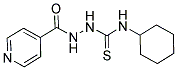 4-CYCLOHEXYL-1-(4-PYRIDYLCARBONYL)THIOSEMICARBAZIDE 结构式