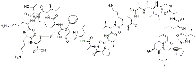 BREVININ-1 结构式