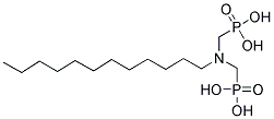 DODECYLAMINE DI(METHYLENE PHOSPHONIC ACID) 结构式