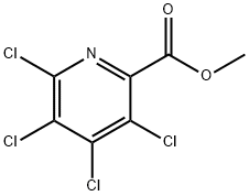 METHYL 3,4,5,6-TETRACHLOROPYRIDINE-2-CARBOXYLATE 结构式