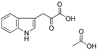 3-(1H-INDOL-3-YL)-2-OXOPROPANOIC ACID ACETATE 结构式