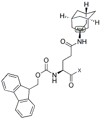 FMOC-GLN(1-AD)-ALKO RESIN 结构式