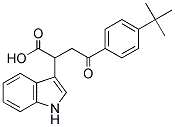4-(4-(TERT-BUTYL)PHENYL)-2-INDOL-3-YL-4-OXOBUTANOIC ACID 结构式