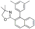 2-[1-(3,5-DIMETHYLPHENYL)-2-NAPHTHYL]-4,5-DIHYDRO-4,4-DIMETHYLOXAZOLE 结构式