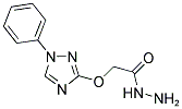 2-[(1-PHENYL-1H-1,2,4-TRIAZOL-3-YL)OXY]ACETOHYDRAZIDE 结构式