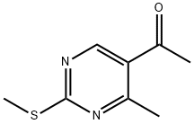 1-[4-甲基-2-(甲硫基)嘧啶-5-基]乙酮 结构式