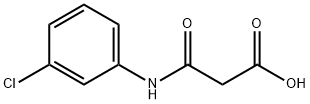 3-(3-CHLOROANILINO)-3-OXOPROPANOIC ACID 结构式