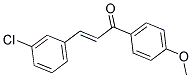 3-(3-CHLOROPHENYL)-1-(4-METHOXYPHENYL)PROP-2-EN-1-ONE 结构式