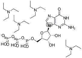 GTP BETA, GAMMA-32P TETRA-TRIETHYLAMMONIUM SALT 结构式