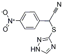 2-(4-NITROPHENYL)-2-(1H-1,2,4-TRIAZOL-3-YLSULFANYL)ACETONITRILE 结构式