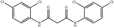 N1,N3-BIS(2,4-DICHLOROPHENYL)MALONAMIDE 结构式