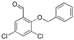 2-(Benzyloxy)-3,5-dichlorobenzenecarbaldehyde 结构式