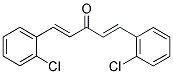 1,5-DI(2-CHLOROPHENYL)PENTA-1,4-DIEN-3-ONE 结构式