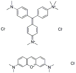 METHYL GREEN PYRONINE 结构式