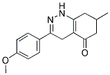 3-(4-METHOXYPHENYL)-7-METHYL-1,4,6,7,8-PENTAHYDROCINNOLIN-5-ONE 结构式