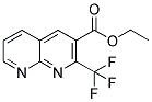 2-(TRIFLUOROMETHYL)-1,8-NAPHTHYRIDINE-3-CARBOXYLIC ACID, ETHYL ESTER 结构式