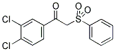 1-(3,4-DICHLOROPHENYL)-2-(PHENYLSULFONYL)-1-ETHANONE 结构式