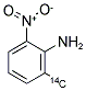 2-Methyl-6-nitroaniline, [methyl-14C] 结构式