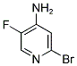 2-BROMO-4-AMINO-5-FLUOROPYRIDINE 结构式