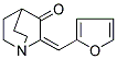 2-(2-Furylmethylene)-3-quinuclidinone 结构式
