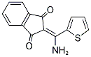 2-(AMINO-2-THIENYLMETHYLENE)INDANE-1,3-DIONE 结构式