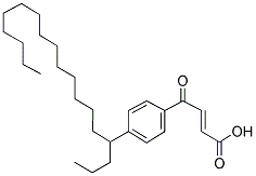 4-(4-OCTADECYL)-4-OXOBENZENEBUTENOIC ACID 结构式