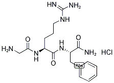 H-Gly-Arg-Phe-NH2 HCl 结构式