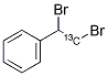 1,2-二溴-1-苯基乙烷-2-13C 结构式