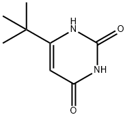 6-叔丁基嘧啶-2,4(1H,3H)-二酮 结构式