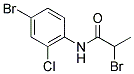 N1-(4-Bromo-2-chlorophenyl)-2-bromopropanamide 结构式