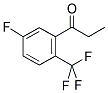 5'-FLUORO-2'-(TRIFLUOROMETHYL)PROPIOPHENONE 结构式