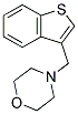 4-(Benzo[b]thiophen-3-ylmethyl)morpholine 结构式